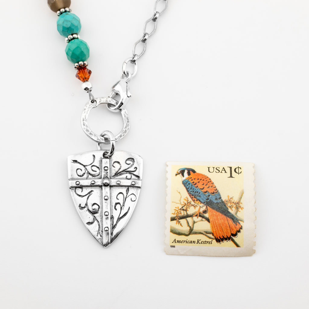 Shield Necklace - Holly Lane