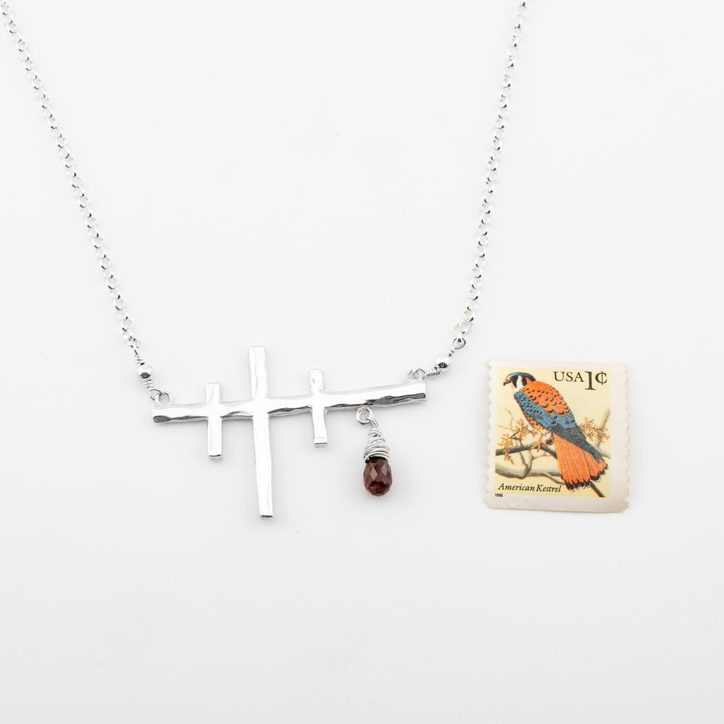 Three Crosses Necklace - Holly Lane