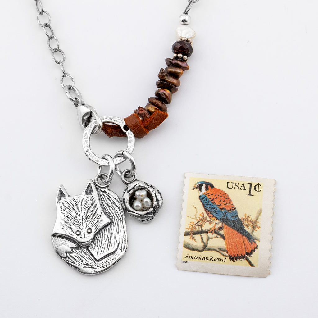Fox has its Den Necklace - Holly Lane