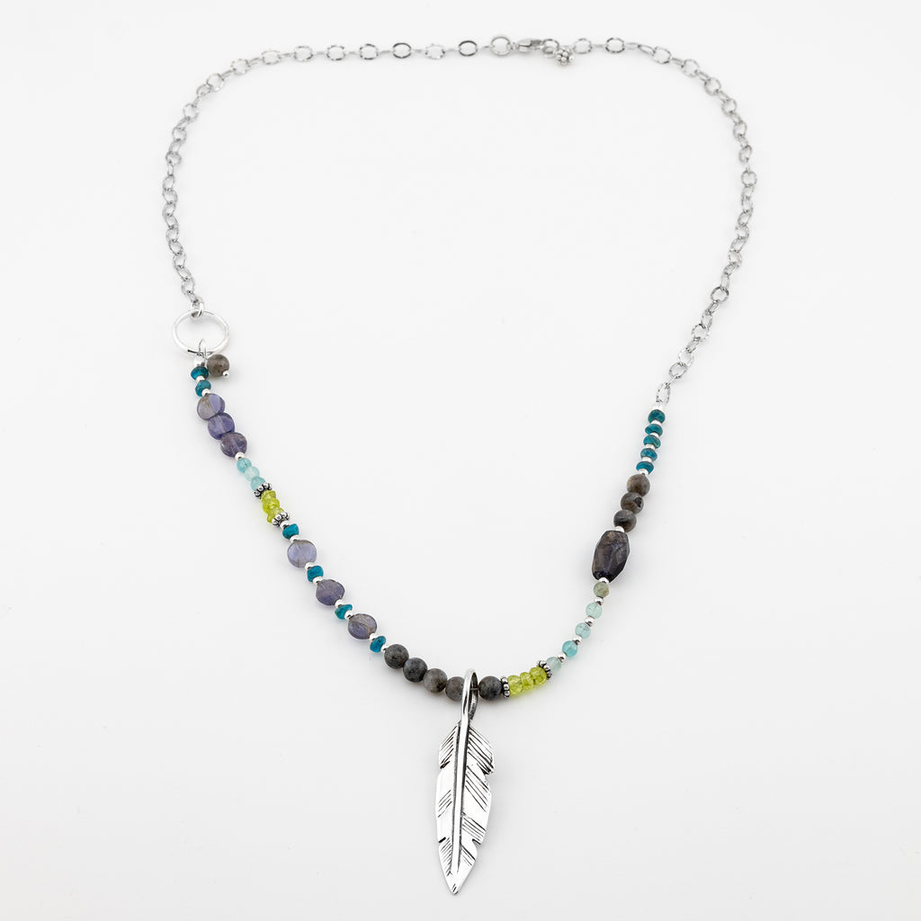 Feather Necklace - Holly Lane
