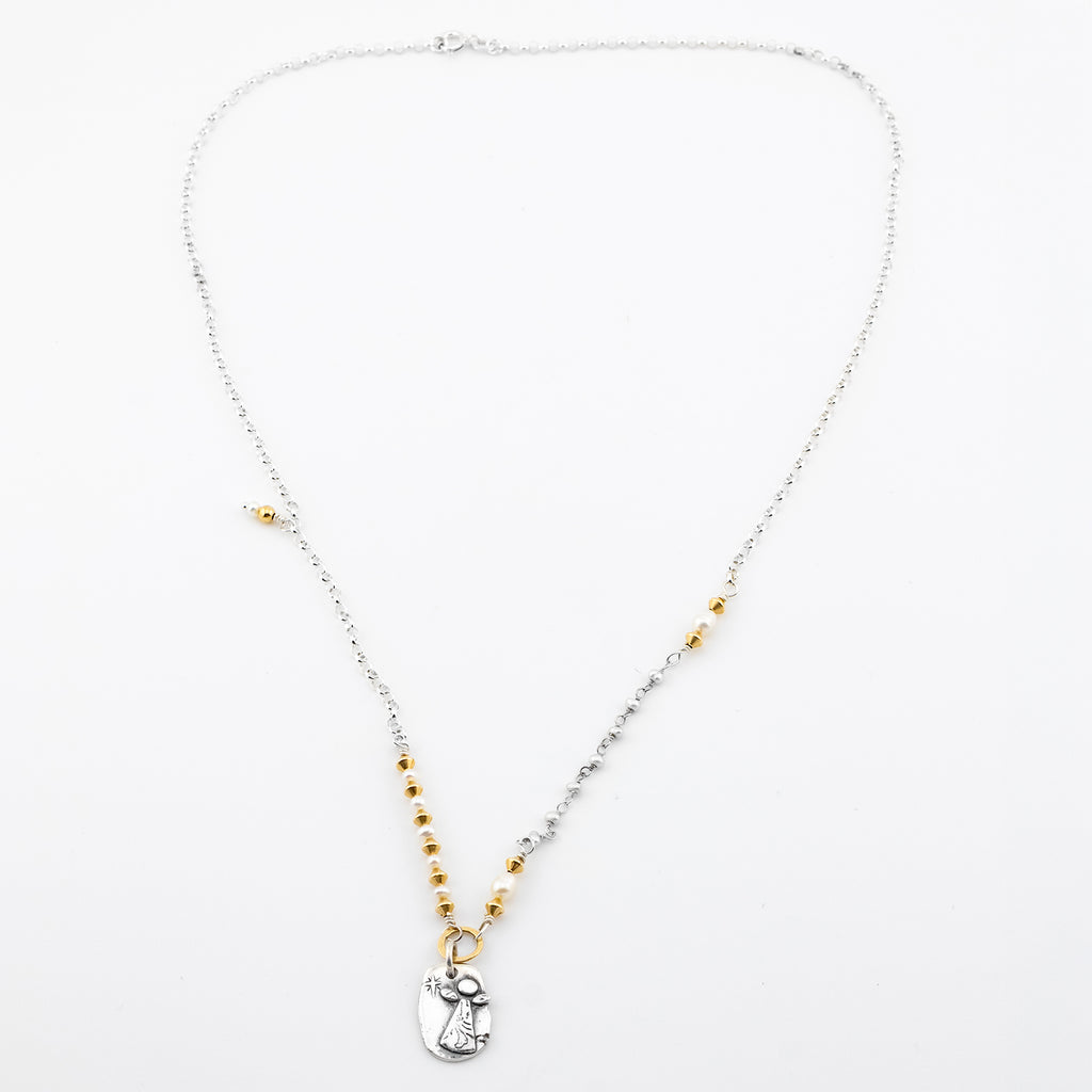 Limited Edition Christmas Angel Necklace - Holly Lane