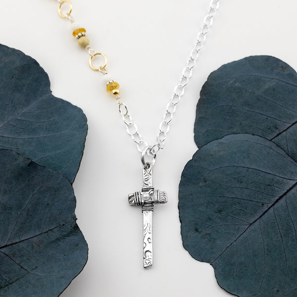 Grace Cross Necklace - Holly Lane
