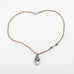 Birds of the Air Oval Brown Necklace