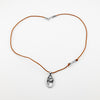 Birds of the Air Oval Brown Necklace