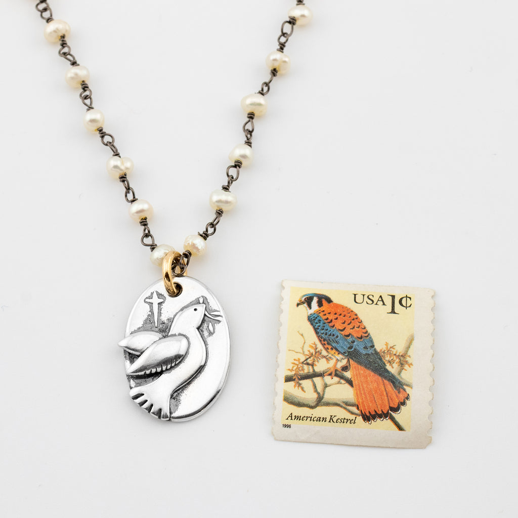 Limited Edition Christmas Dove Necklace - Holly Lane