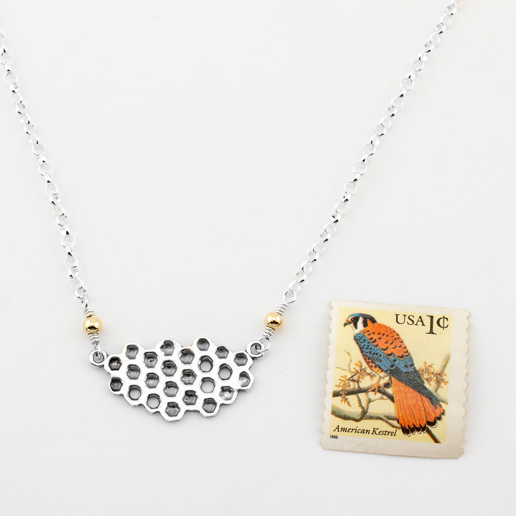 Honeycomb Necklace - Holly Lane