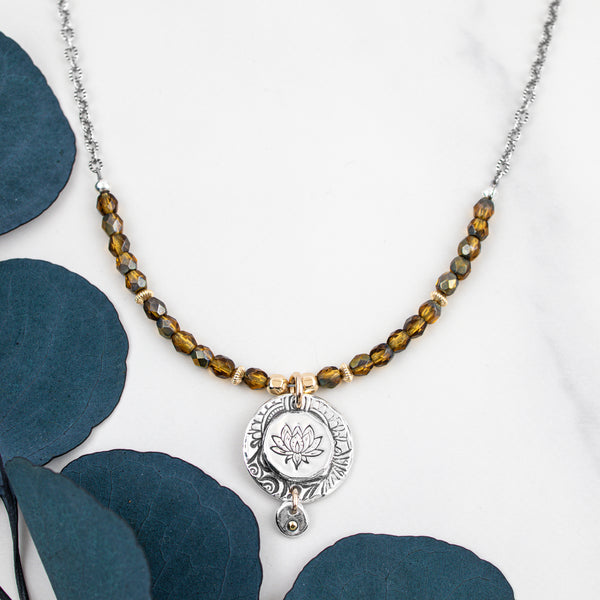 Lotus Necklace - Holly Lane