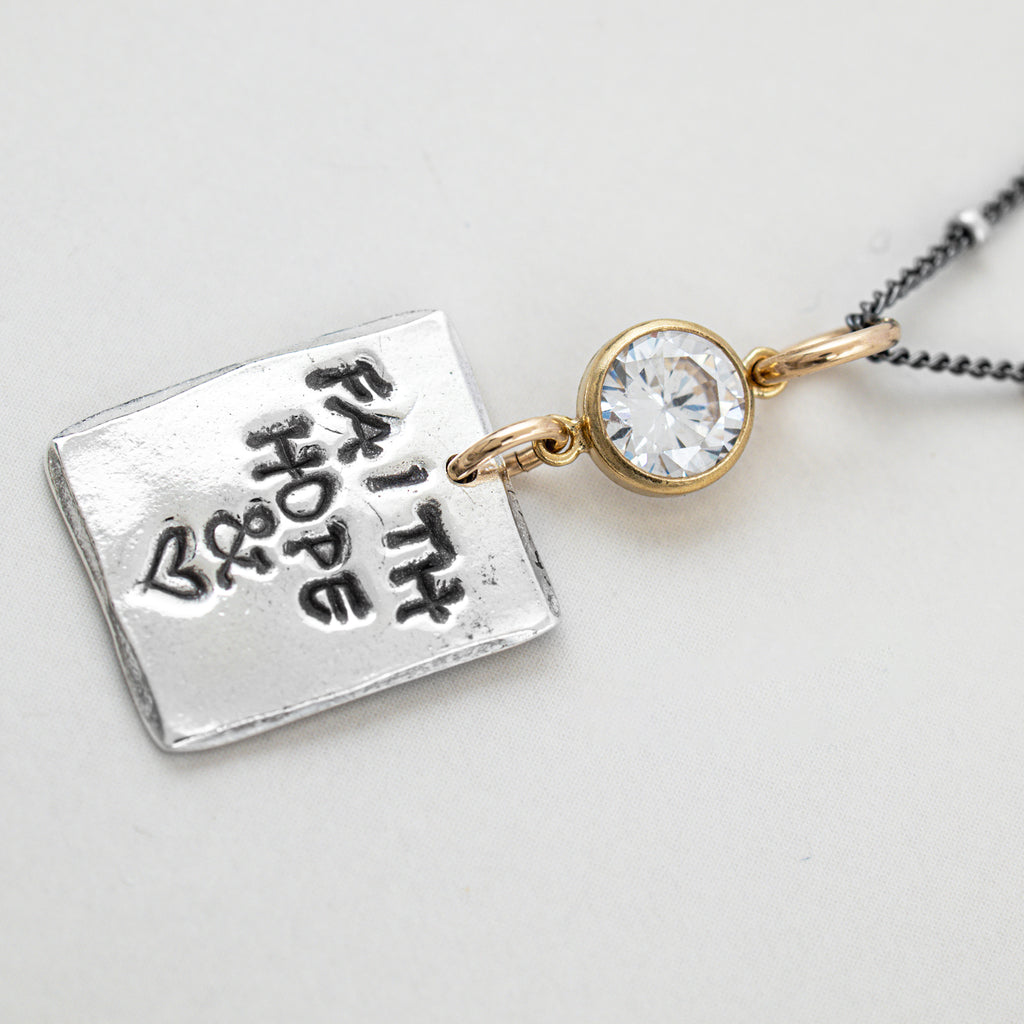 Simple Faith, Hope, and Love Necklace - Holly Lane