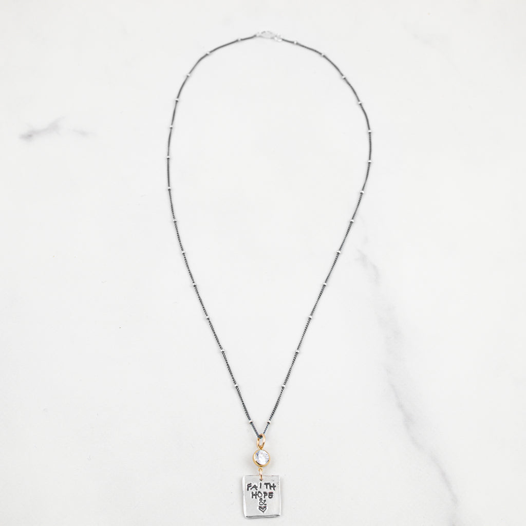 Simple Faith, Hope, and Love Necklace - Holly Lane