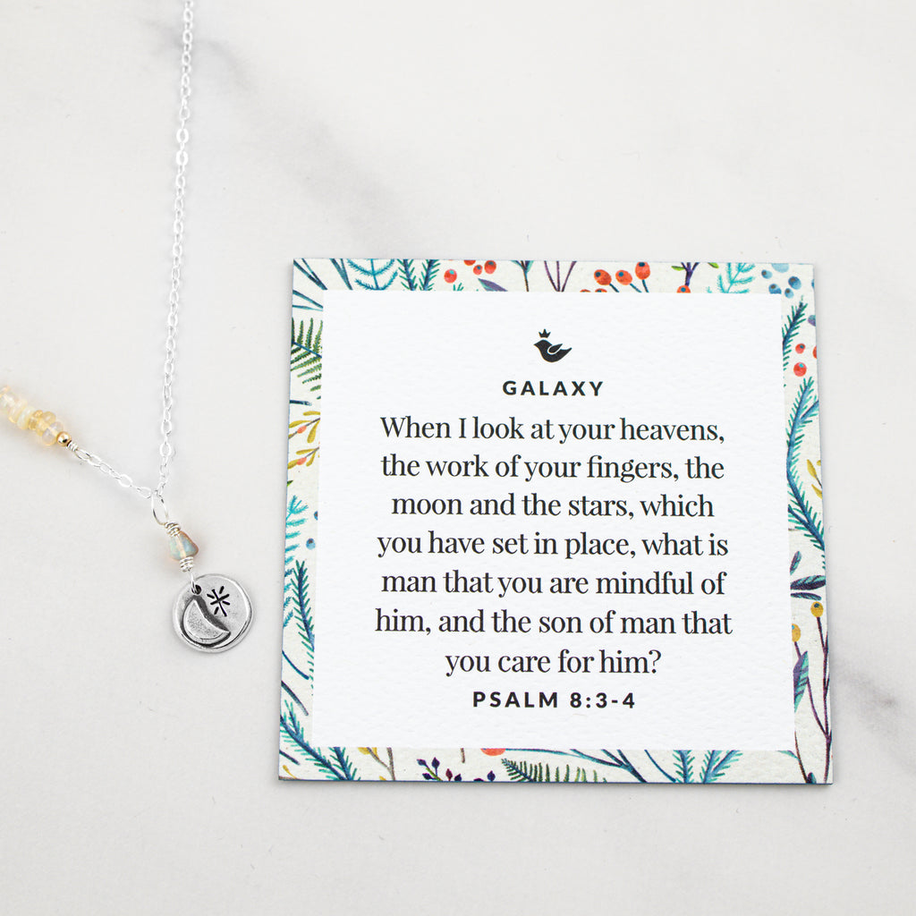 Petite Moon Necklace - Holly Lane