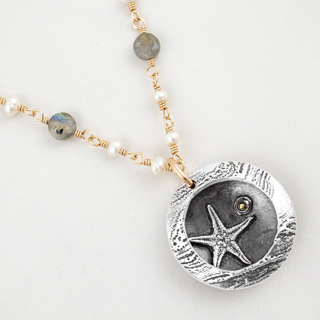 Starfish Lentil Necklace - Holly Lane