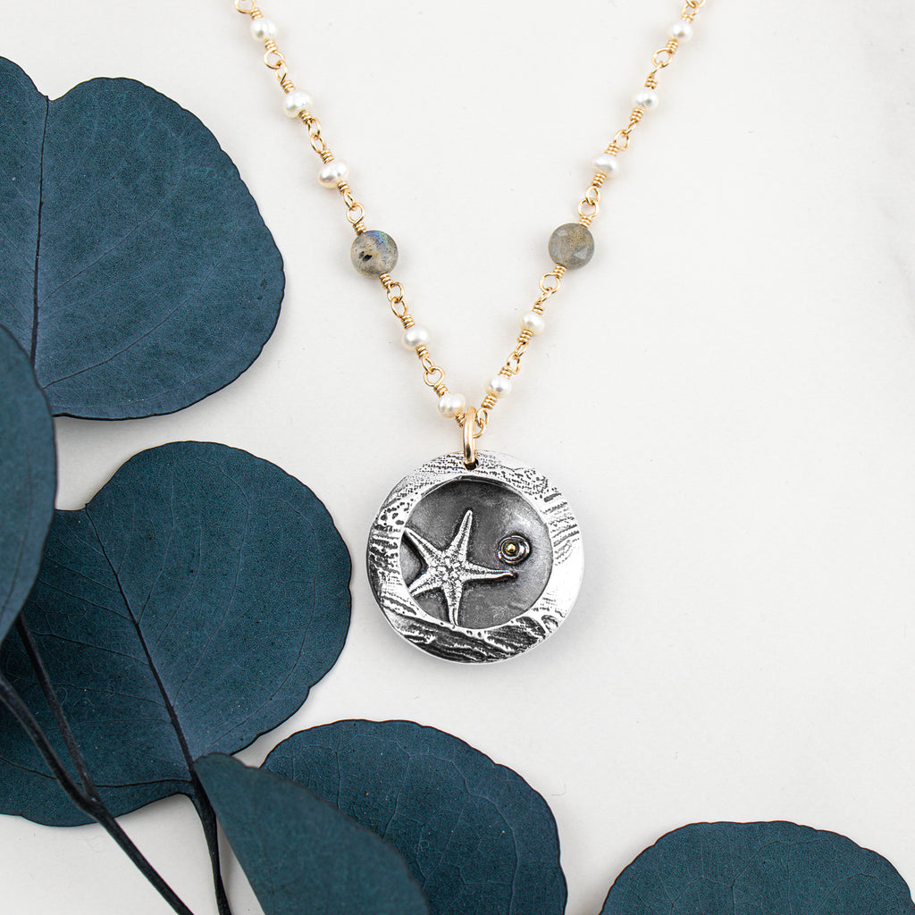 Starfish Lentil Necklace - Holly Lane