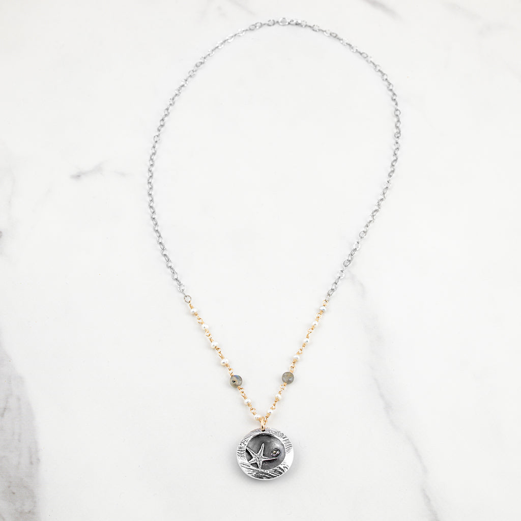 Starfish Lentil Necklace - Holly Lane