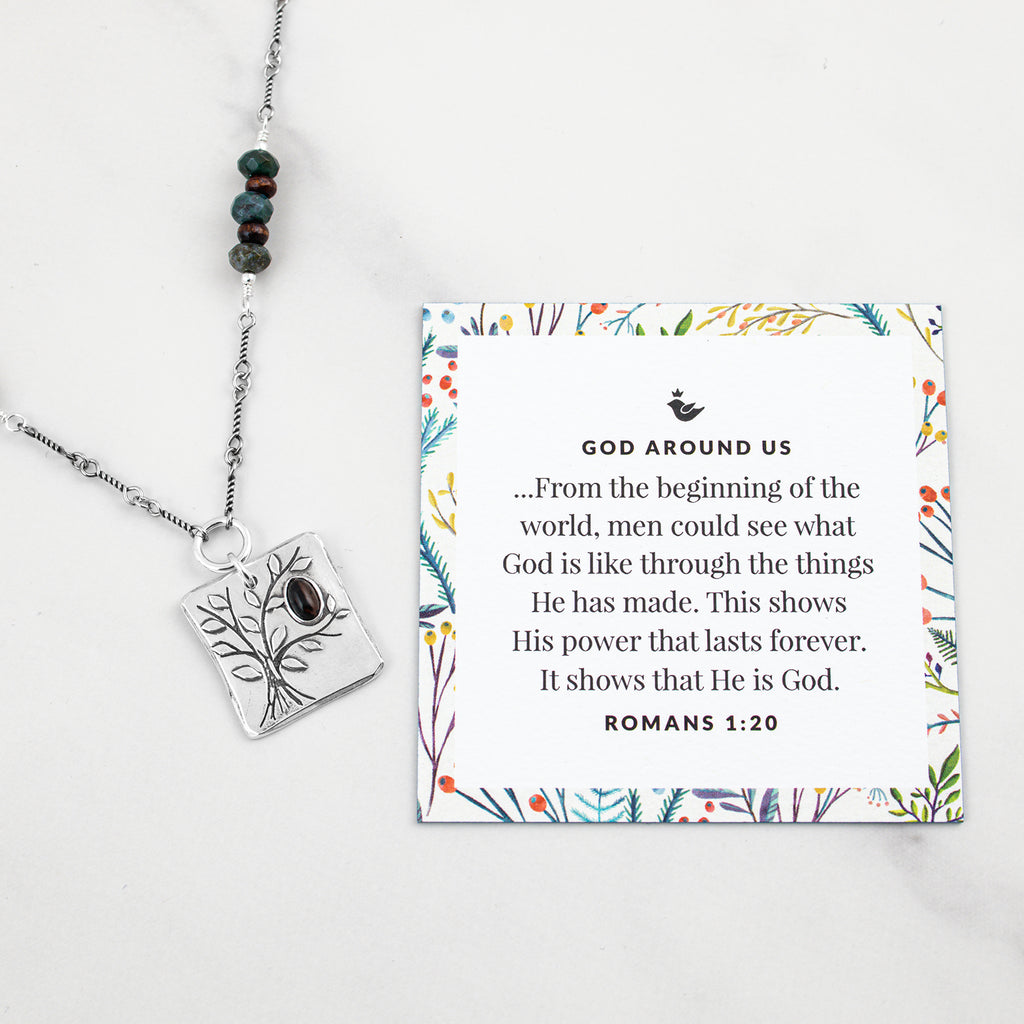 Jasper God Around Us Necklace - Holly Lane