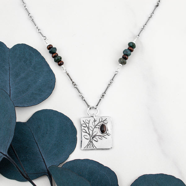 Jasper God Around Us Necklace - Holly Lane