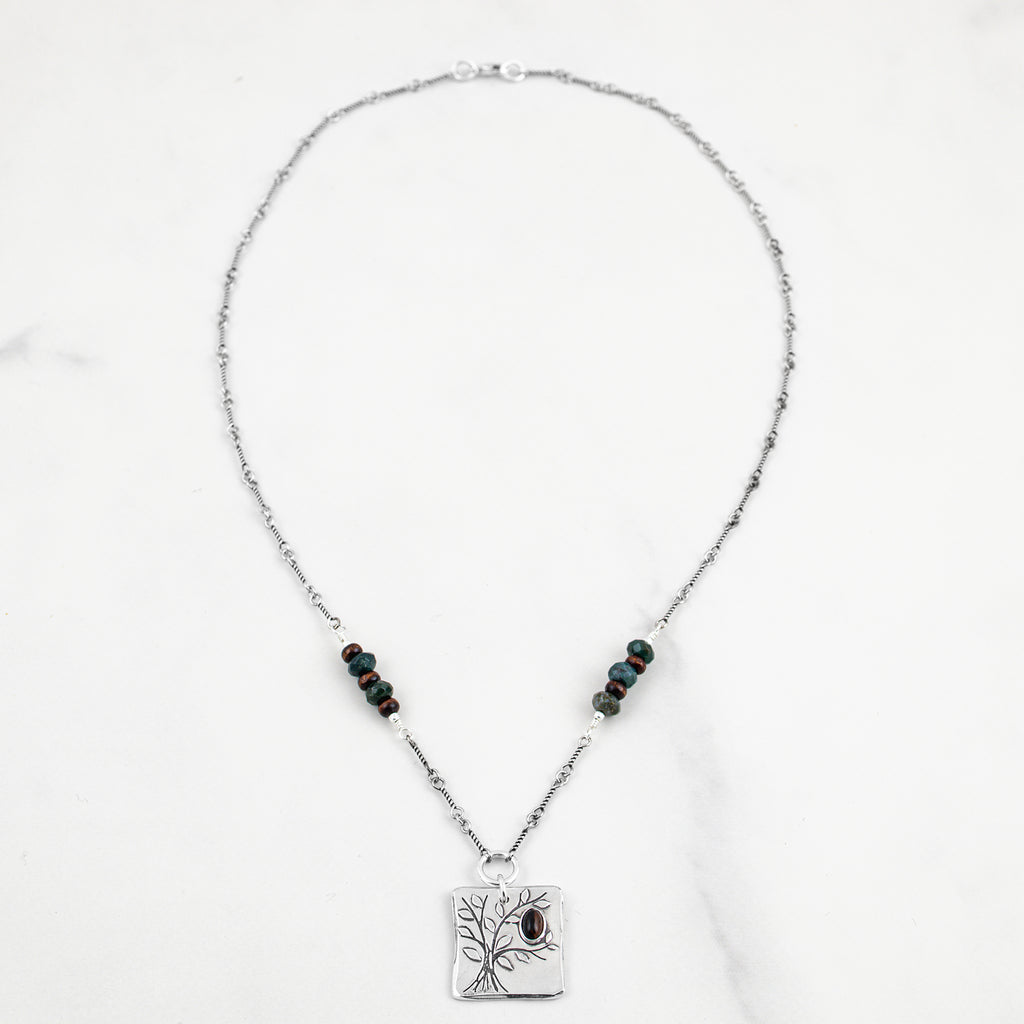 Jasper God Around Us Necklace - Holly Lane