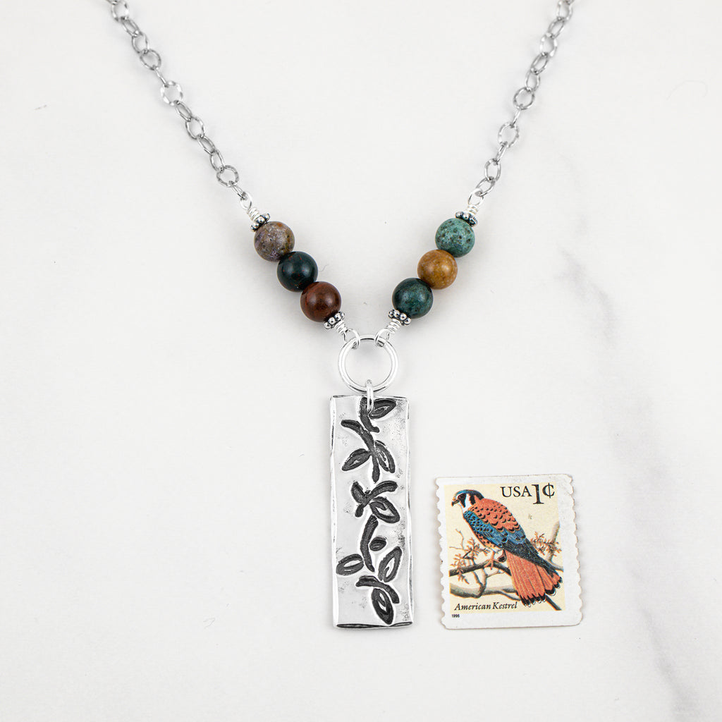 Vine Ocean Jasper Necklace - Holly Lane