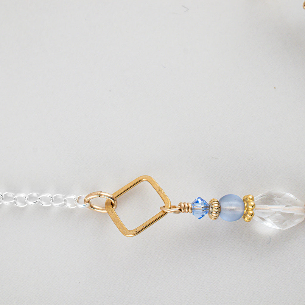 Butterfly Square Necklace - Holly Lane