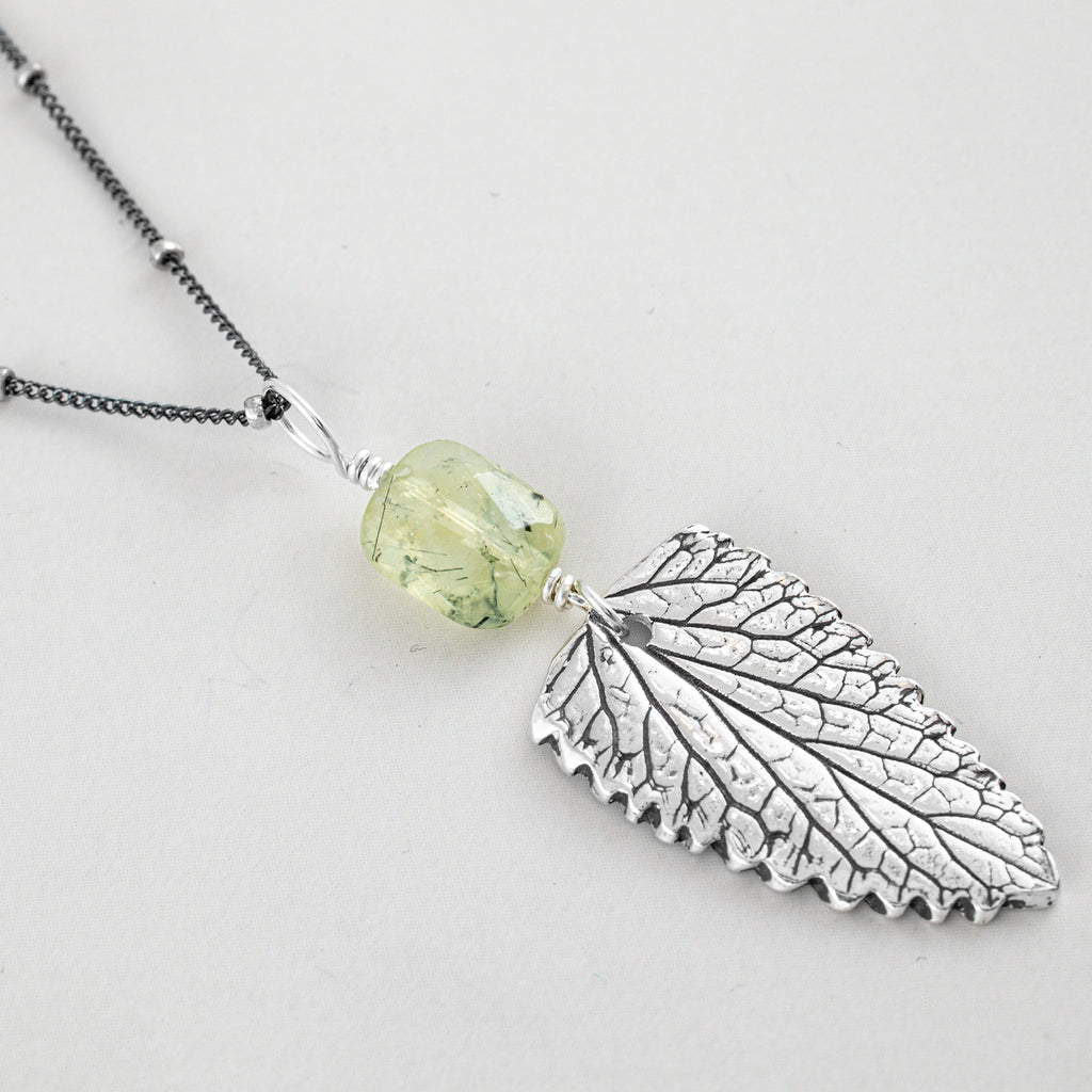Prehnite Vine Necklace - Holly Lane