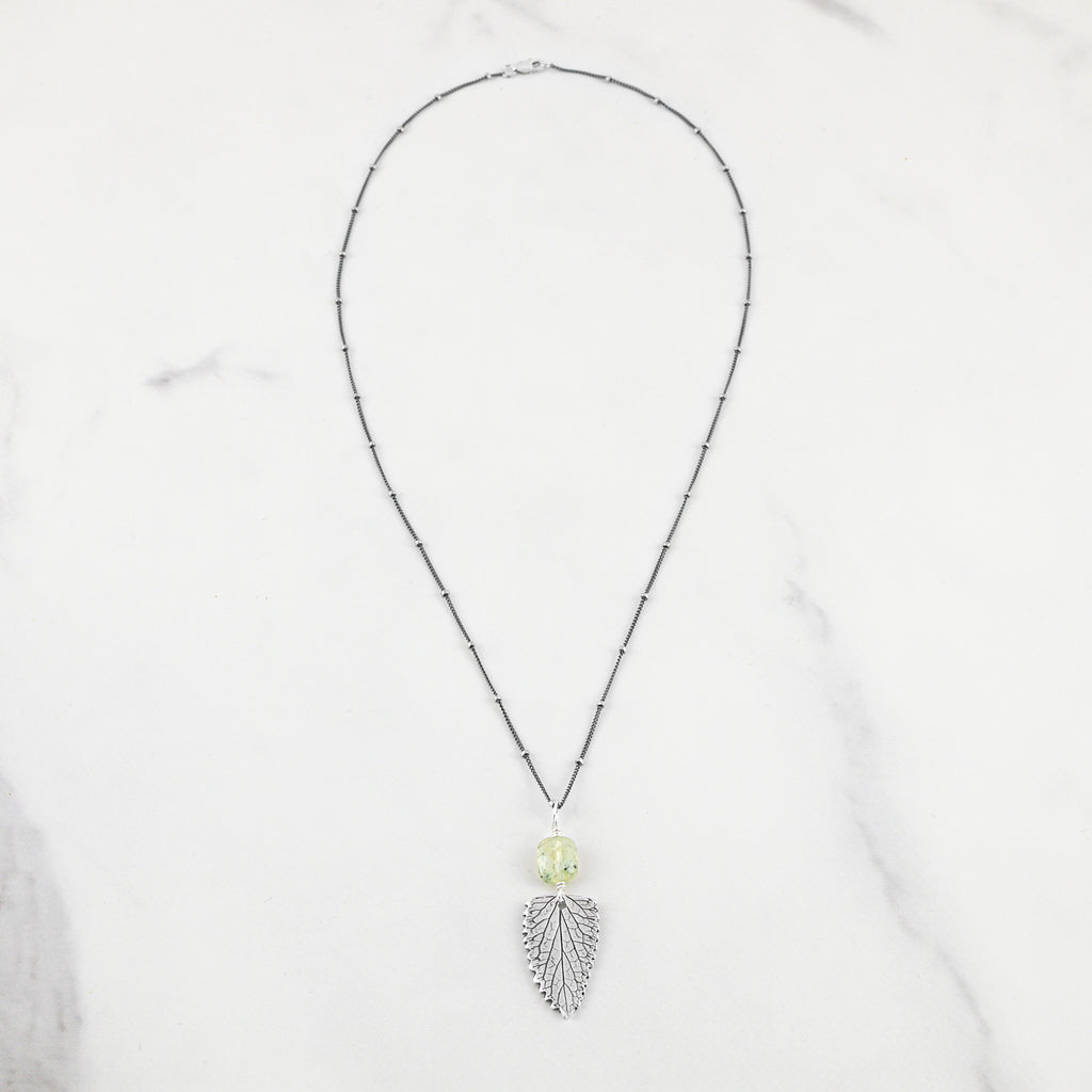 Prehnite Vine Necklace - Holly Lane