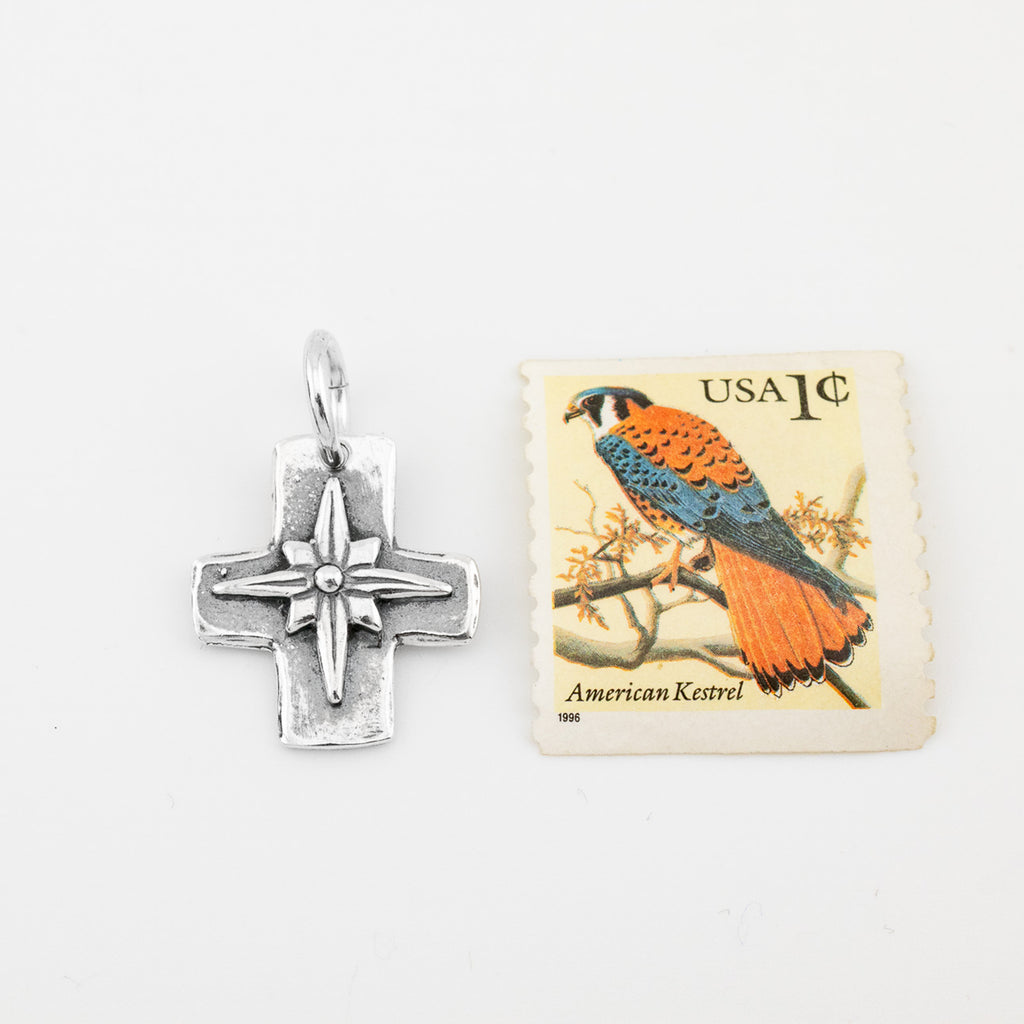 Compass Cross Charm - Holly Lane