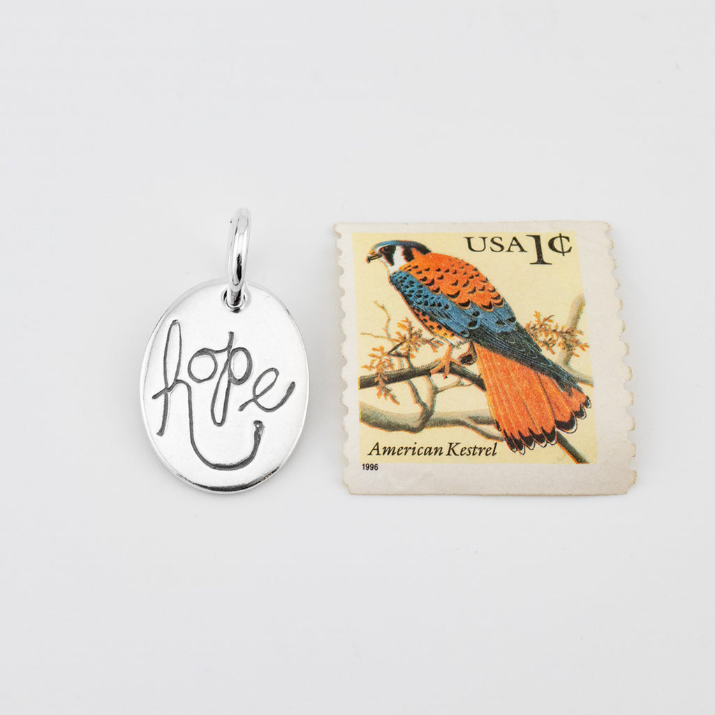 Oval Hope Charm - Holly Lane