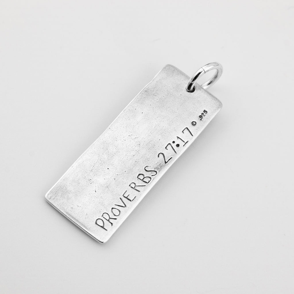 Iron Sharpens Iron Pendant - Holly Lane