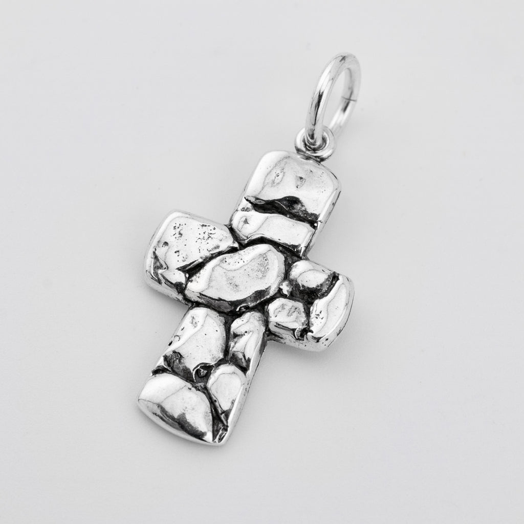 Jesus is my Rock Cross Pendant - Holly Lane