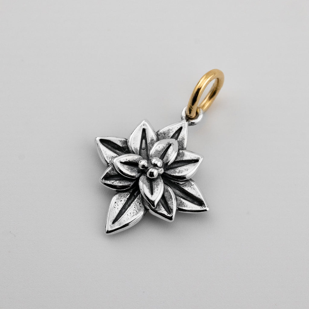 Limited Edition Christmas Poinsettia Pendant - Holly Lane