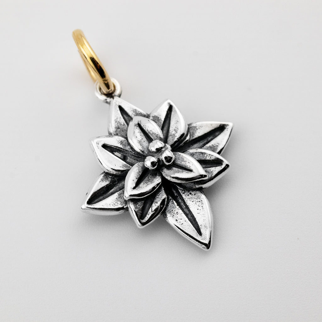 Limited Edition Christmas Poinsettia Pendant - Holly Lane