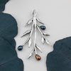 Multicolor Olive Branch Pendant - Holly Lane