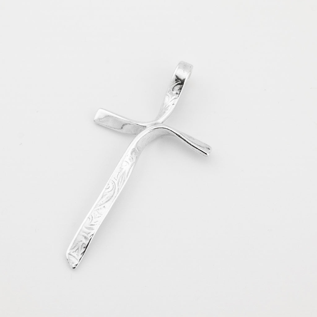 Ribbon Cross Pendant - Holly Lane