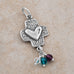Mother's Heart Cross Pendant - Holly Lane