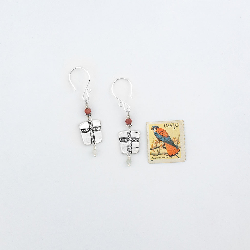 Beauty of the Cross Square Earrings
