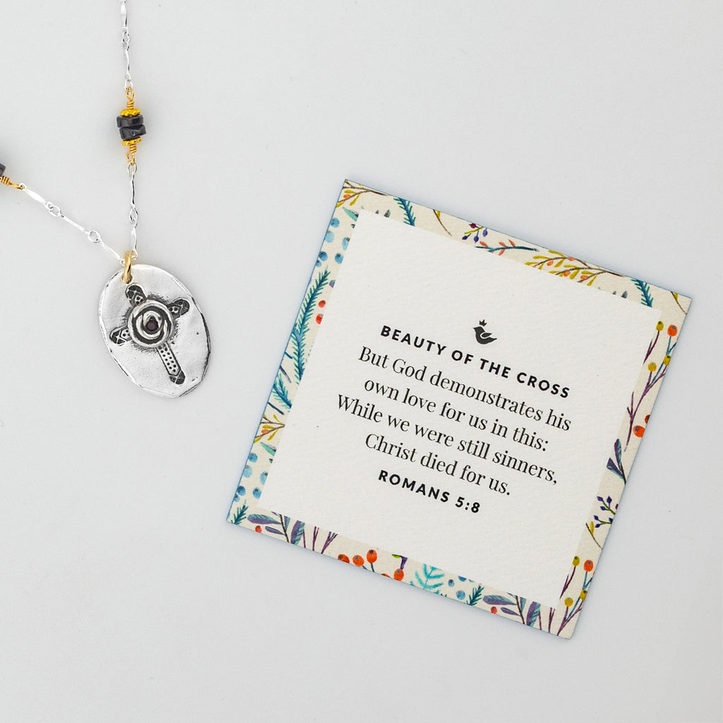 Oval Beauty of the Cross Necklace