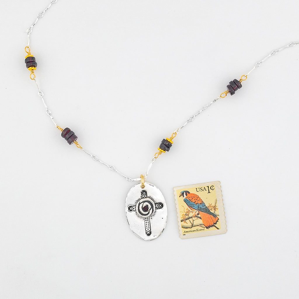 Oval Beauty of the Cross Necklace