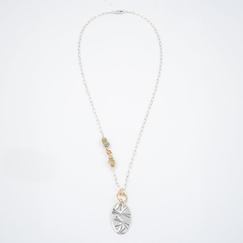 Citrine Dragonfly Necklace