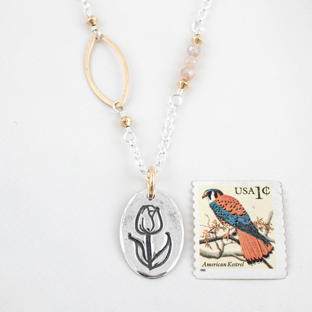 Moonstone You Are Enough Necklace - Holly Lane