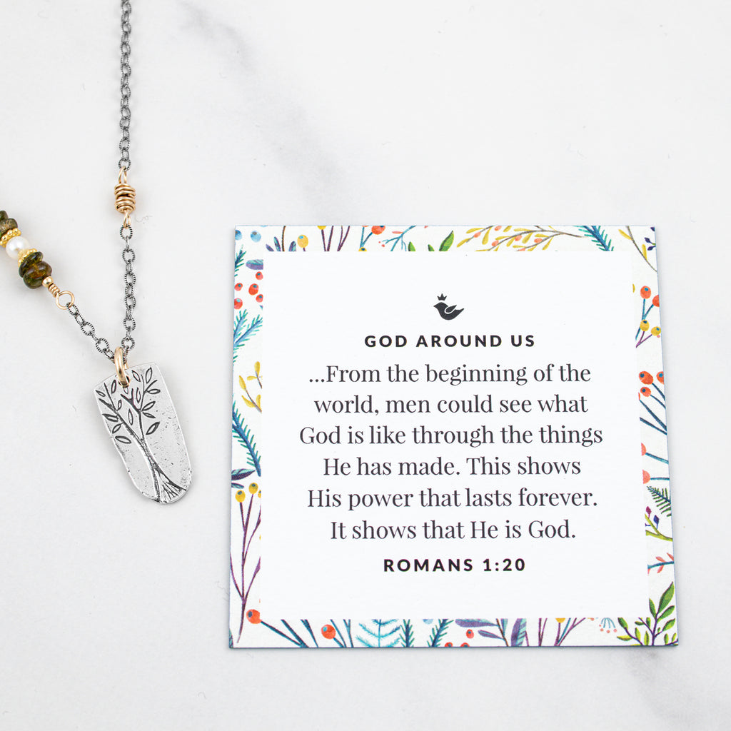 Jasper God Around Us Necklace - Holly Lane