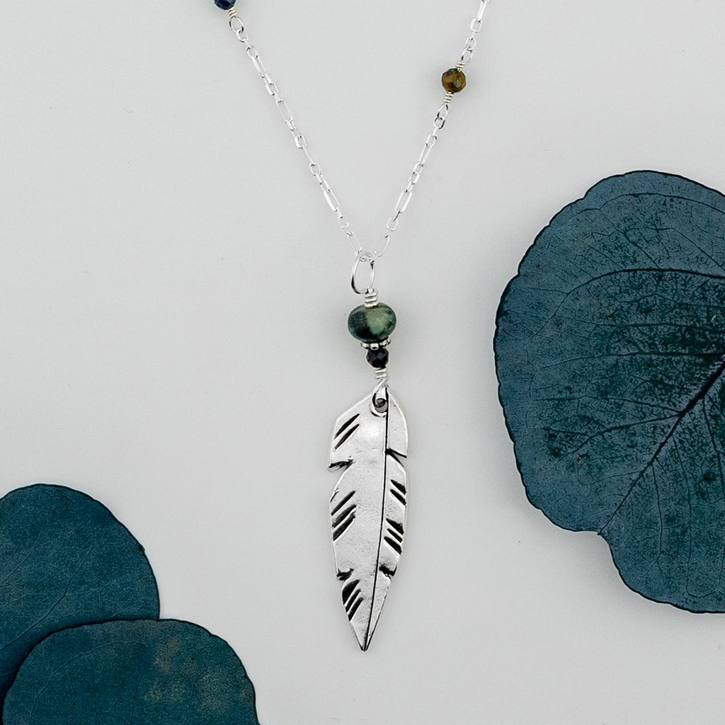 Petite Feather Necklace