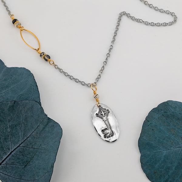 Oval Key Necklace