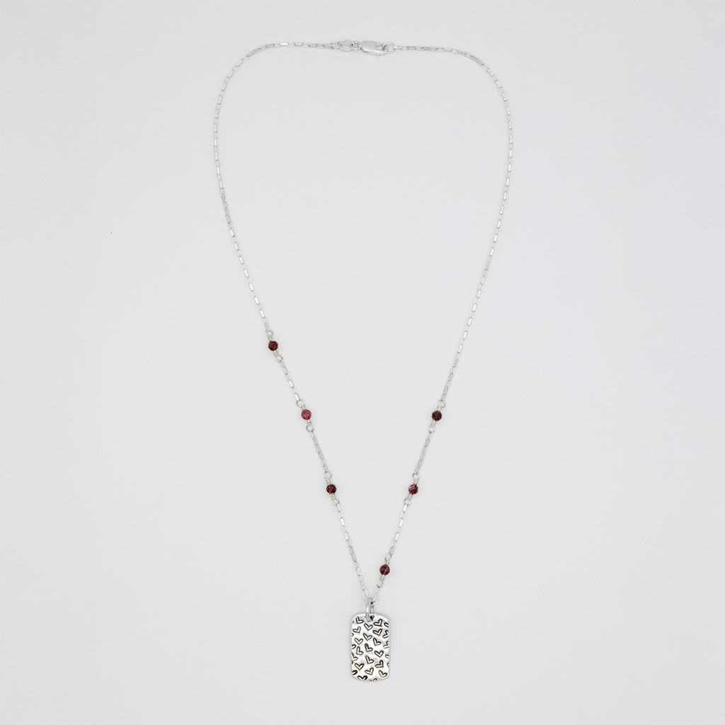 Tiny Hearts Loved Necklace