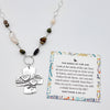 Large Birds of the Air Cross Necklace