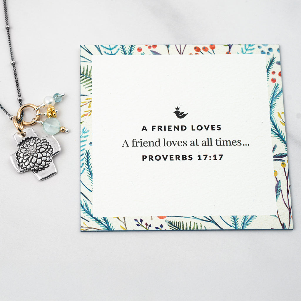 Friendship Cross Necklace - Holly Lane