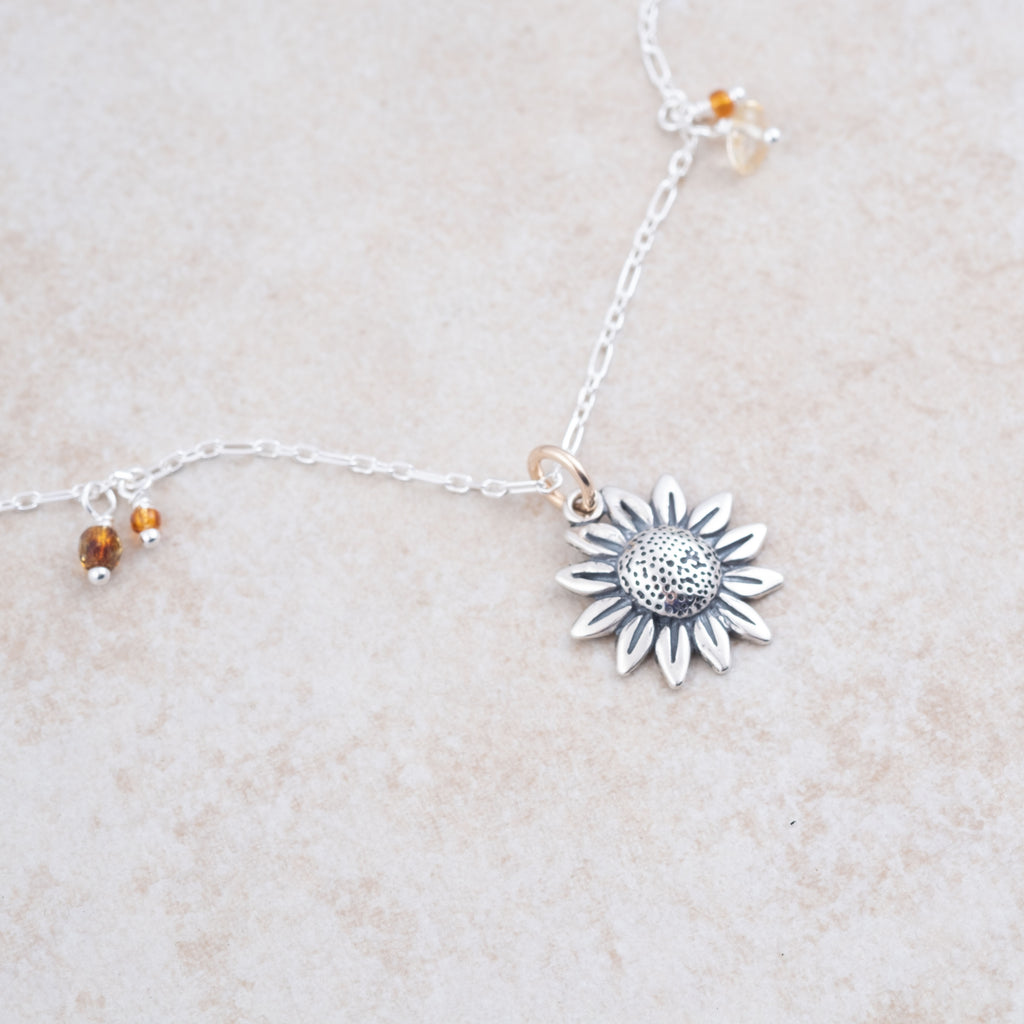 Sunflower Necklace - Holly Lane