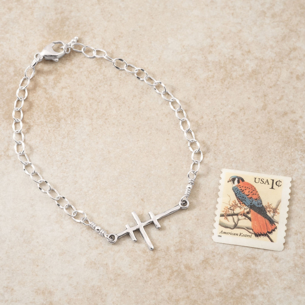 Three Crosses Bracelet - Holly Lane