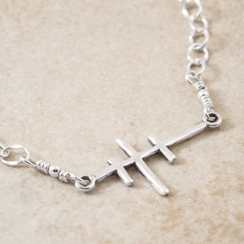 Three Crosses Bracelet