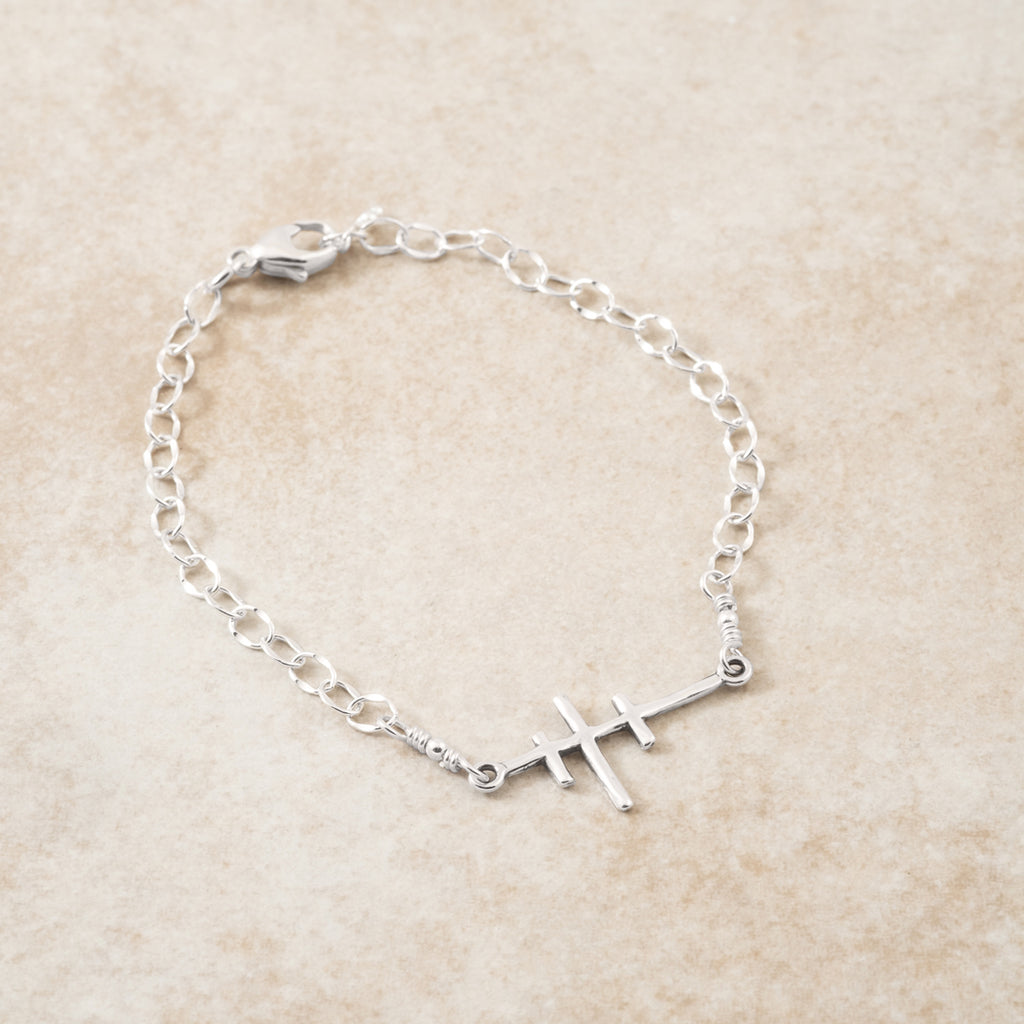 Three Crosses Bracelet - Holly Lane