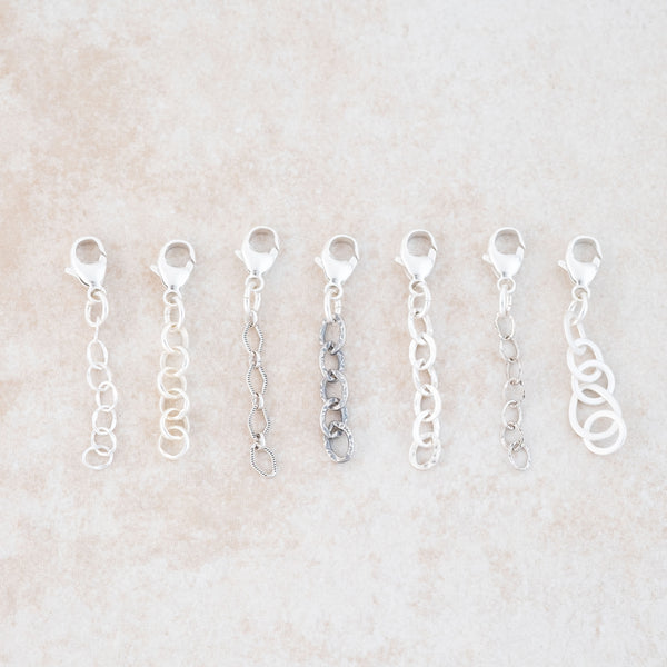 Genuine 925 Sterling Silver Chain Extender Necklace/Bracelet Extension