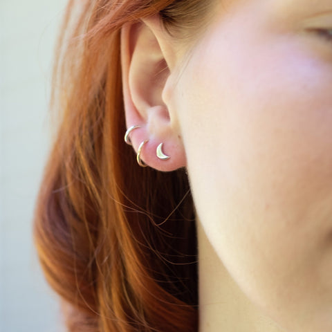 Moon Studs - Holly Lane